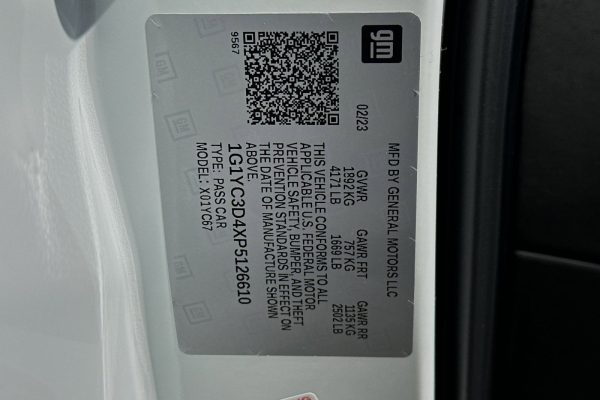 37edff92b3e7445c8cd848e41ff78286 2023 Chevrolet Corvette Stingray Premium Conv